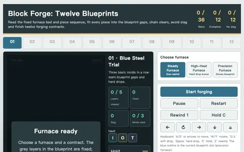 Block Forge: Twelve Blueprints