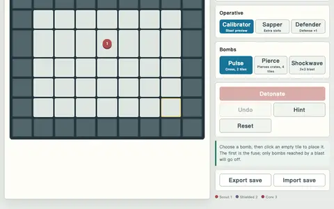 Bomb Grid: Chain Reaction Campaign