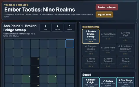 Ember Tactics: Nine Realms