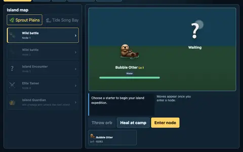 Spirit Beast Expedition: Island Dex