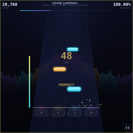 Pulseforge — a rhythm game that composes its own songs