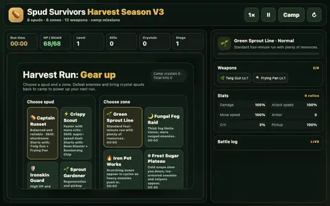 Spud Survivors: Harvest Run